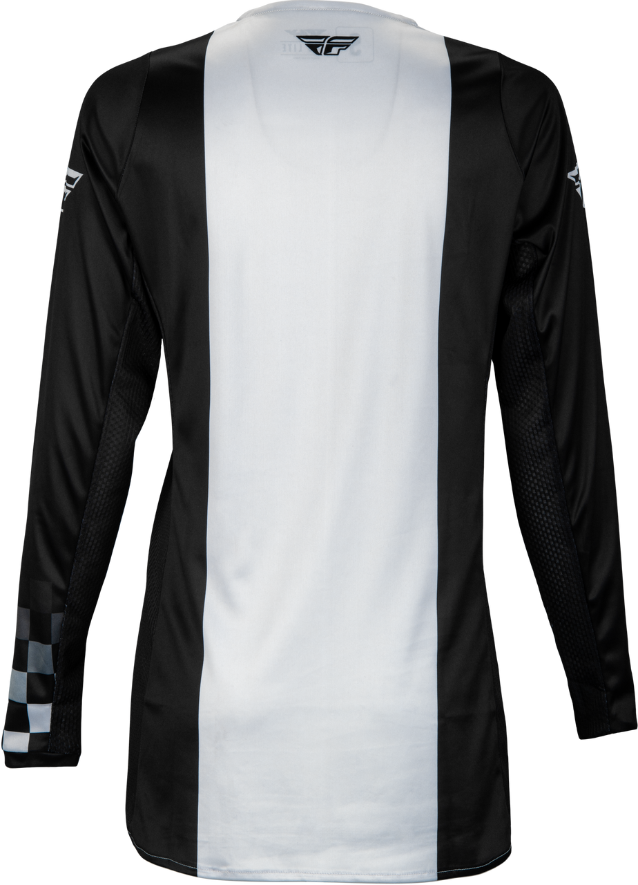 FLY Racing 2025 Womens Lite Jersey Black/Light Grey