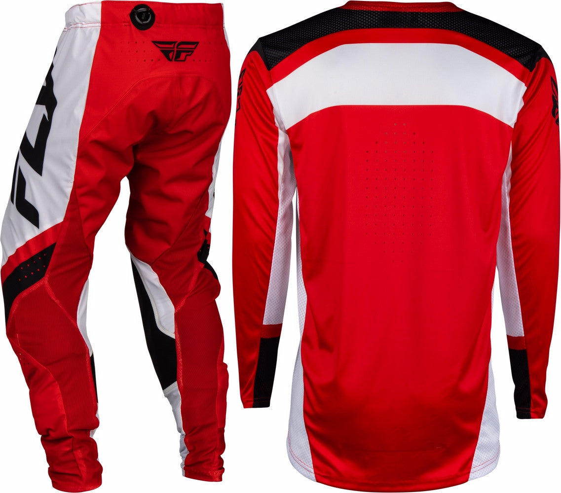 FLY Racing 2024 Youth Lite Jersey Pant Combo Red/White/Black