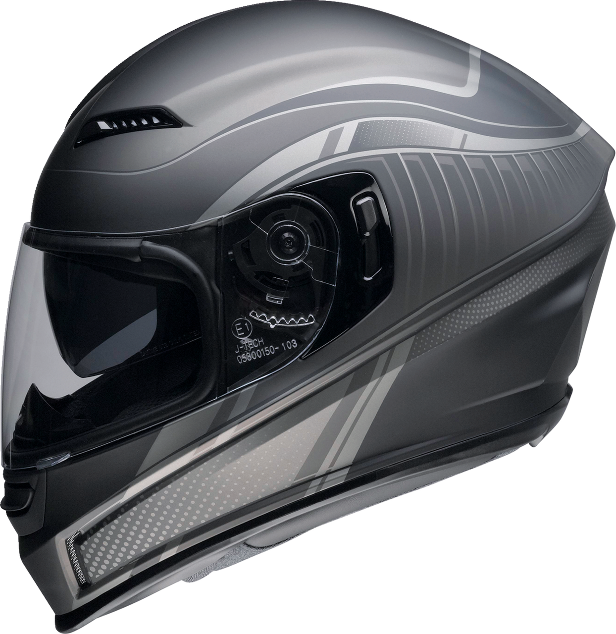 Z1R Jackal Dark Matter Full Face Helmet Steel