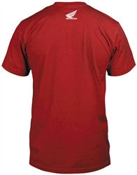 Honda Corporate Wing Logo Collection Short Sleeve Tees - Big Wing Red