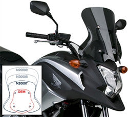 National Cycle Fairing-Mount Vstream Windscreens