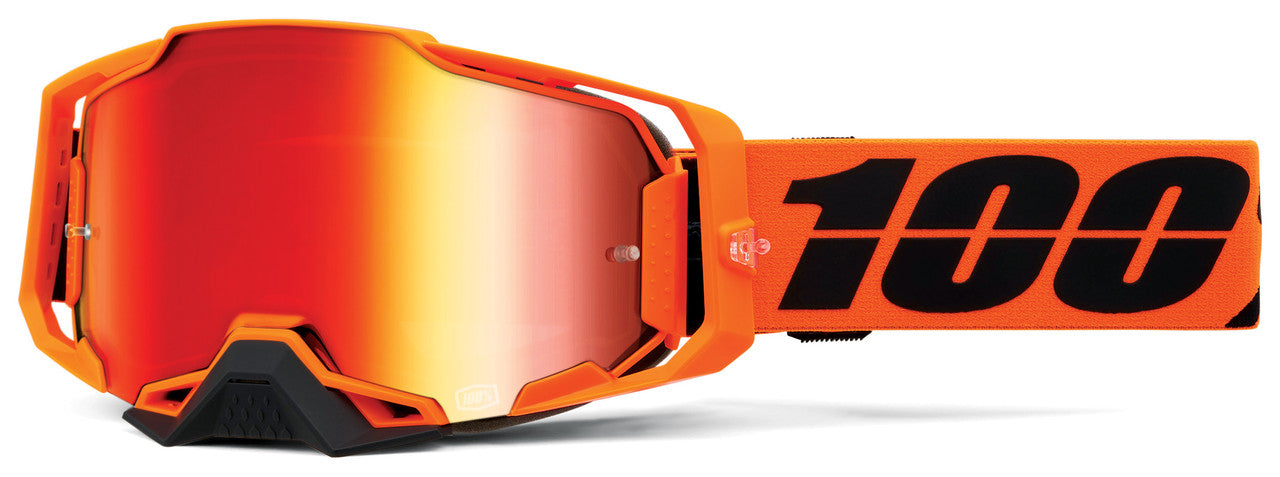 100% Armega Offroad Goggle C-Bad - Mirror Red Lens