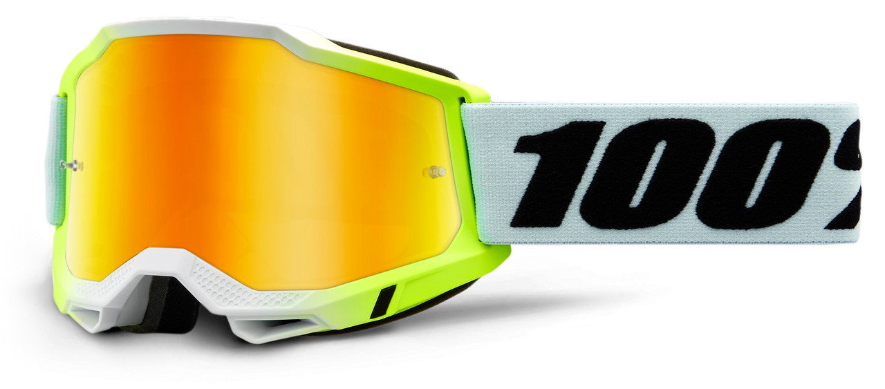 100% Accuri 2 Offroad Goggle Dunder - Mirror Yellow Lens