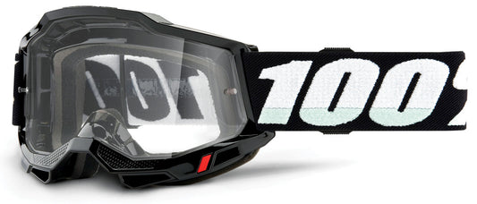 100% Accuri 2 Otg Offroad Goggle Black - Clear Lens