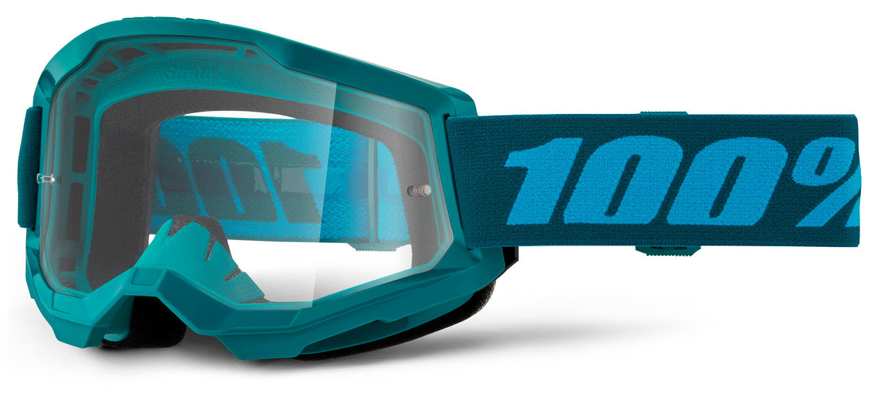 100% Strata 2 Offroad Goggle Stone - Clear Lens