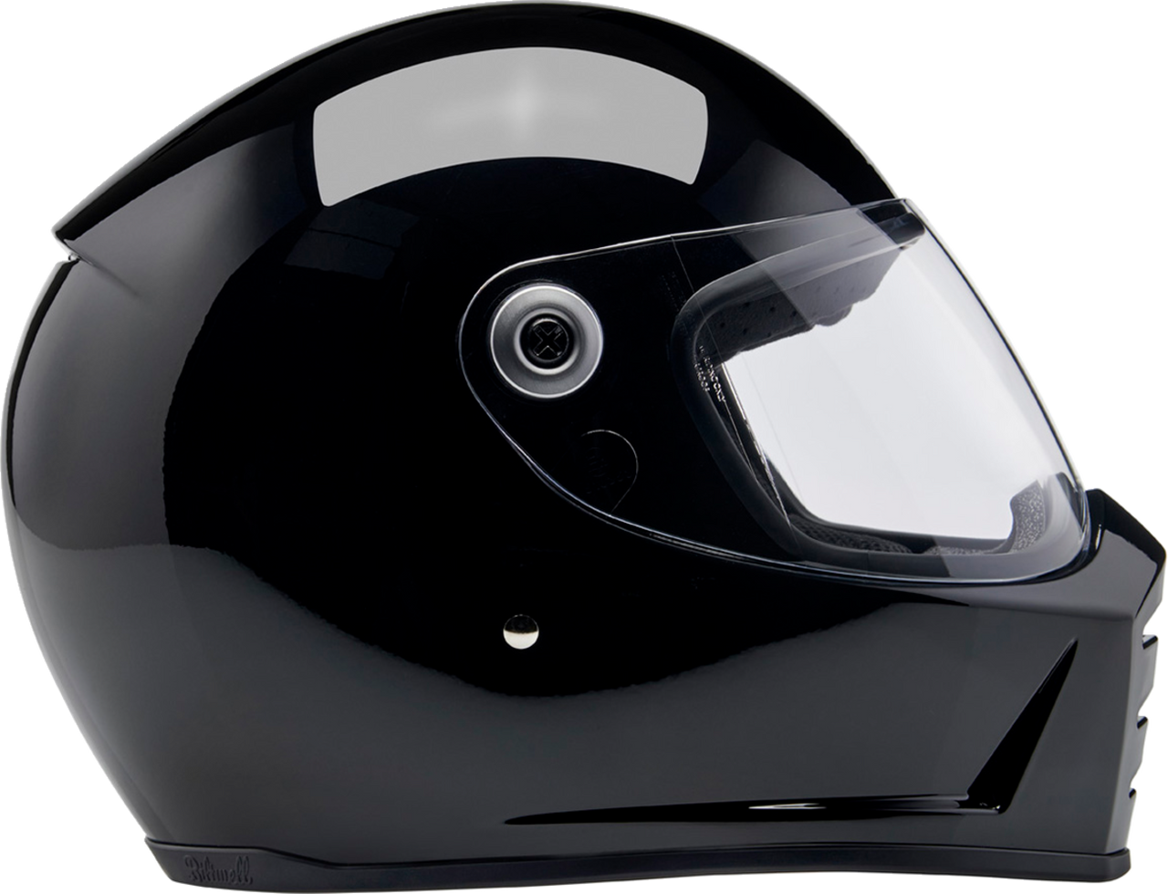 Biltwell Lane Splitter Full Face Helmet Gloss Black