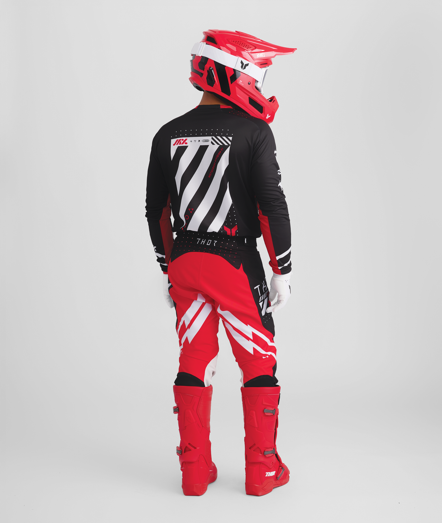 Thor 2026 Launchmode Futura Black/Red Jersey Pant Combo