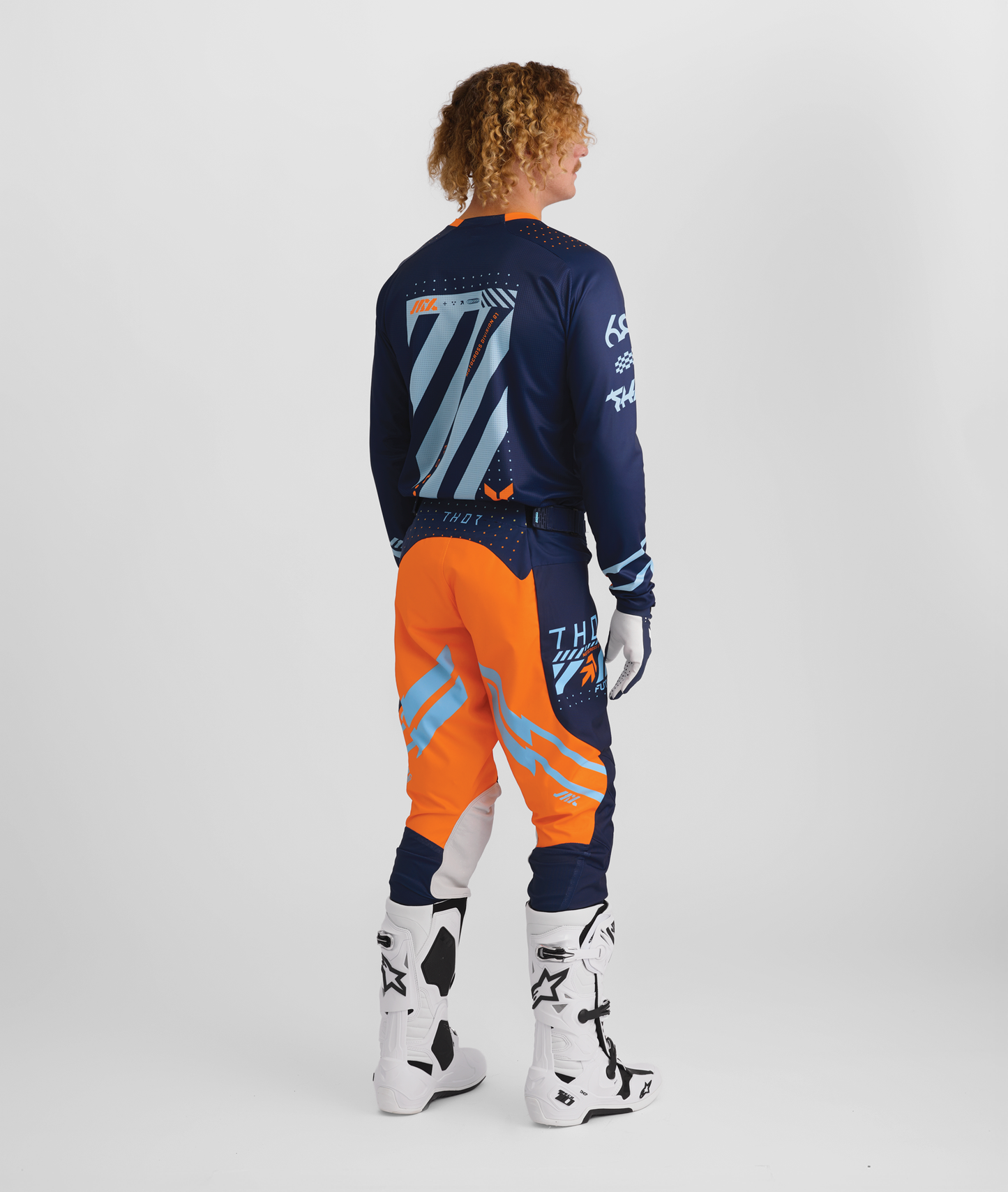 Thor 2026 Launchmode Futura Navy/Orange Jersey Pant Combo