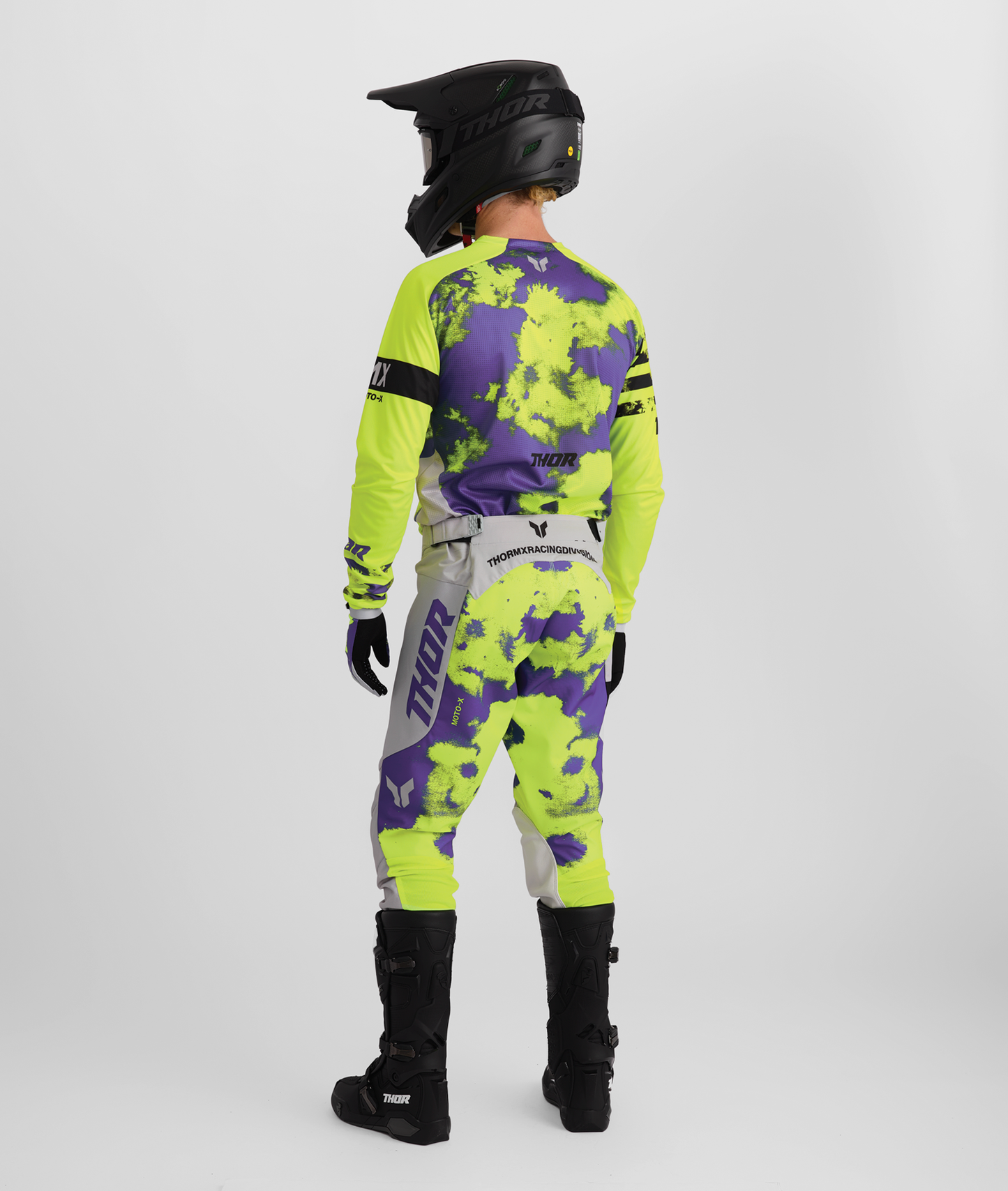 Thor 2026 Launchmode Bleach Gray/Acid Jersey Pant Combo