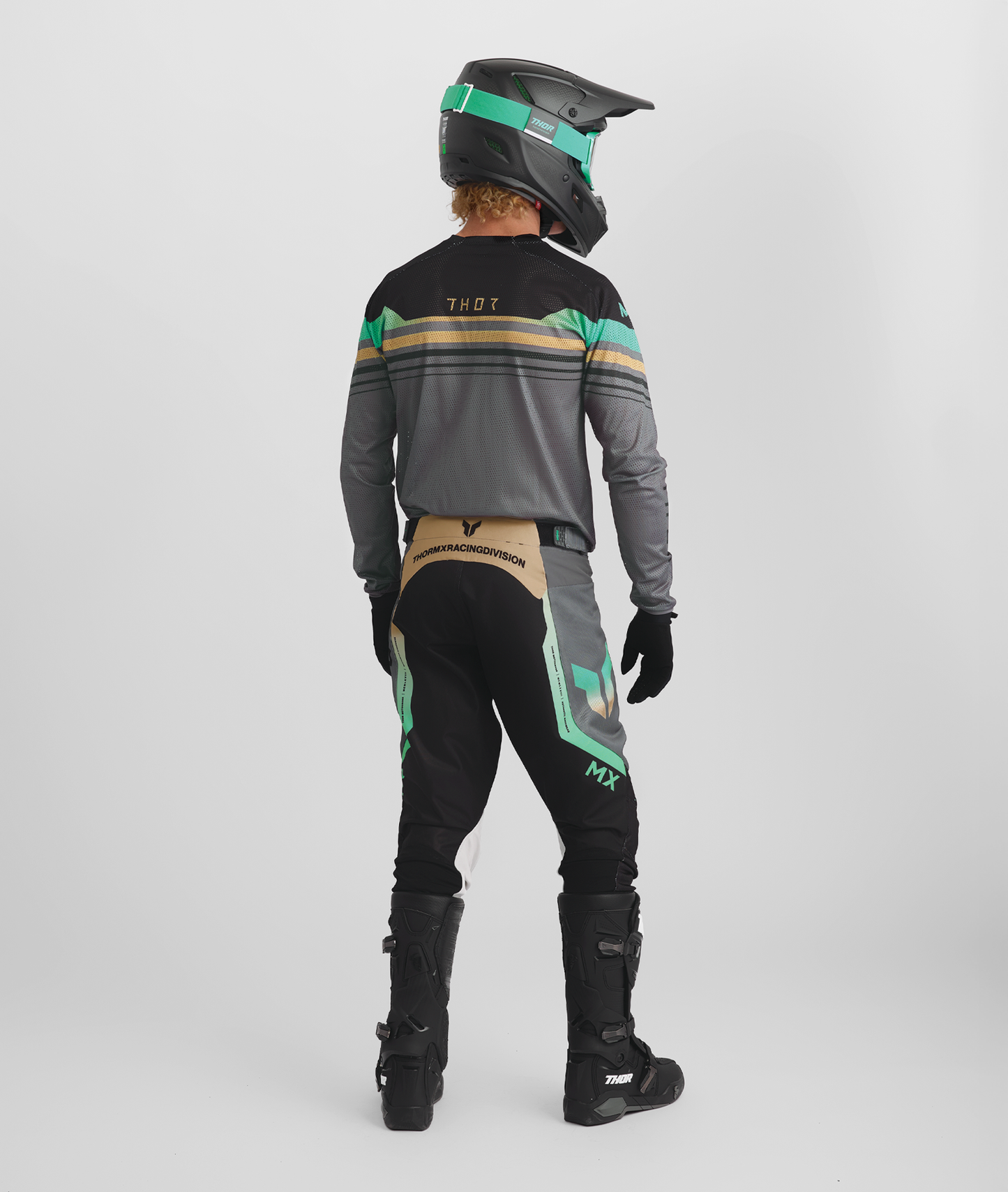 Thor 2026 Launchmode Air Raptor Black/Charcoal Jersey Pant Combo