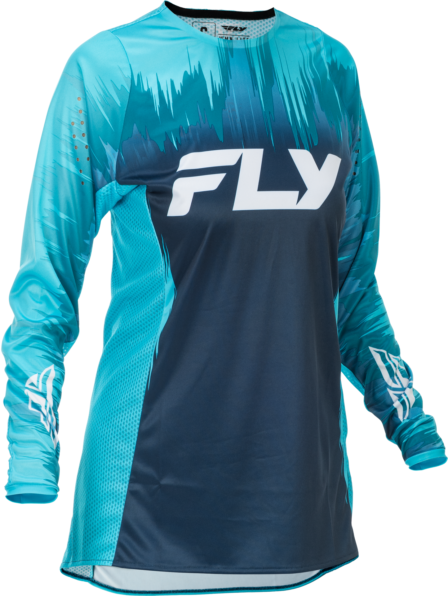FLY Racing 2026 Womens Lite Jersey Aqua/Navy/White