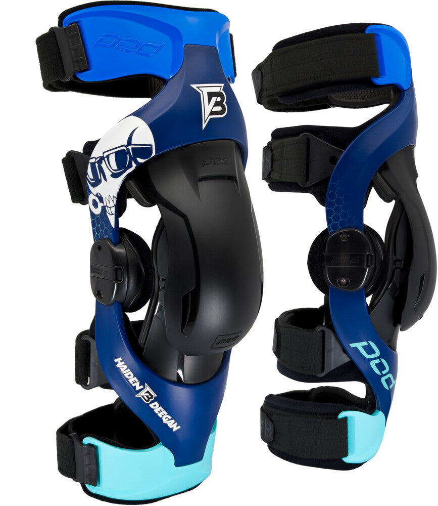 POD Limited Edition K4 2.0 Haiden Danger Boy Deegan Knee Braces Pair