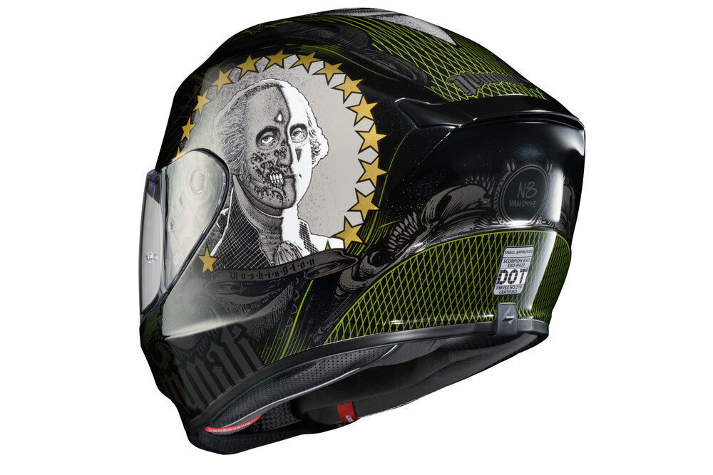 Scorpion EXO-R420 Full-Face Helmet - Illuminati 2 Black