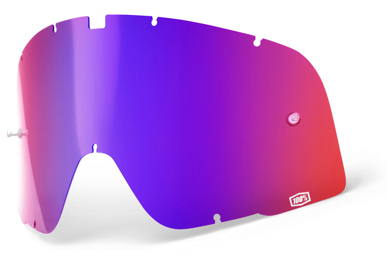 100% Barstow Replacement - Sheet Mirror Red/Blue Lens