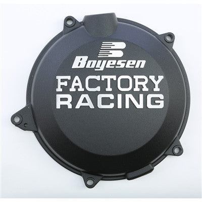 Boyesen Spectra Factory Clutch Cover - Black - Kawasaki