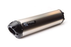 Two Brothers - BMW R1200GS / GSA (05-09) M-2 Black Series Slip-On (Titanium)