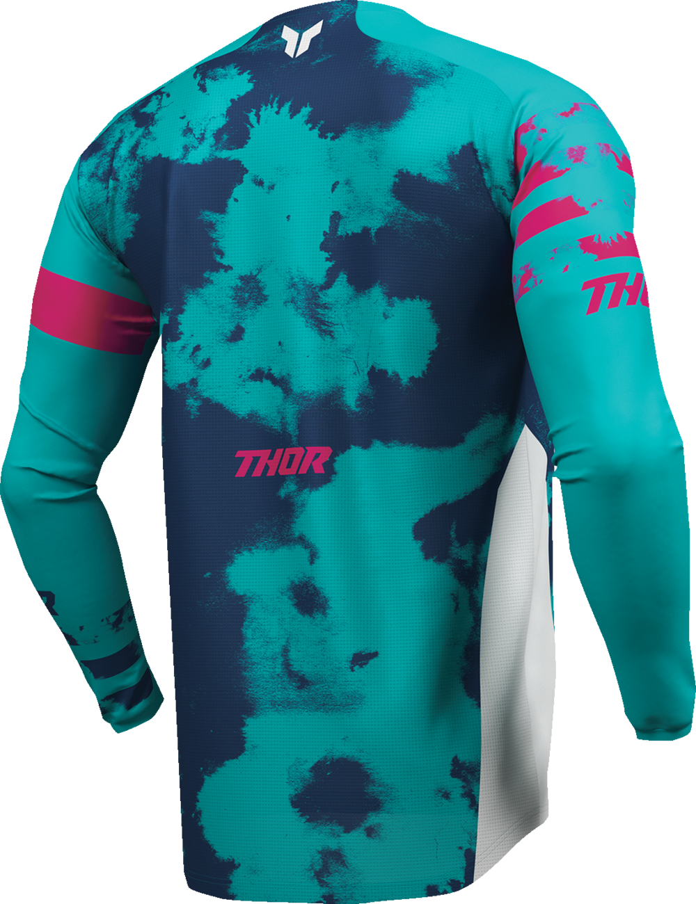 Thor 2026 Youth Launchmode Bleach White/Aqua Jersey Pant Combo