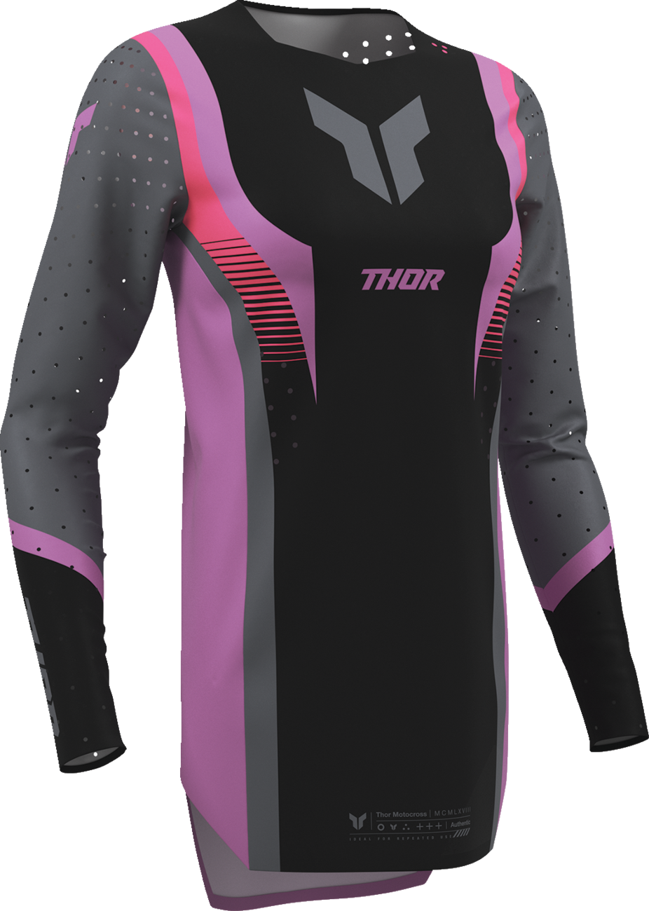Thor 2026 Womens Sportmode Velocity Black/Orchid Jersey Pant Combo