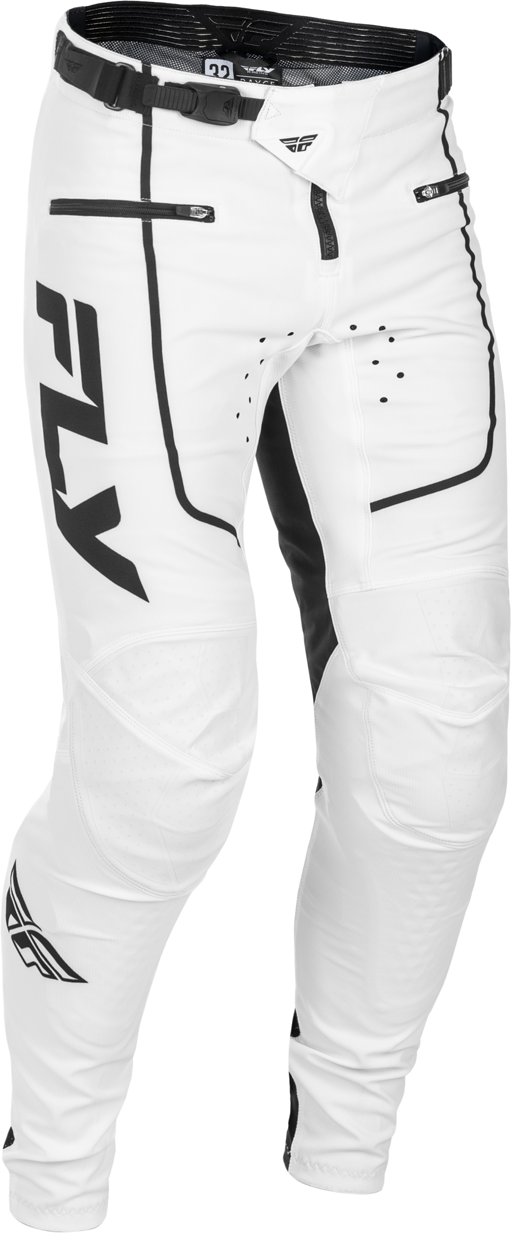 FLY Racing 2026 Youth Rayce Bicycle White/Black Jersey Pant Combo