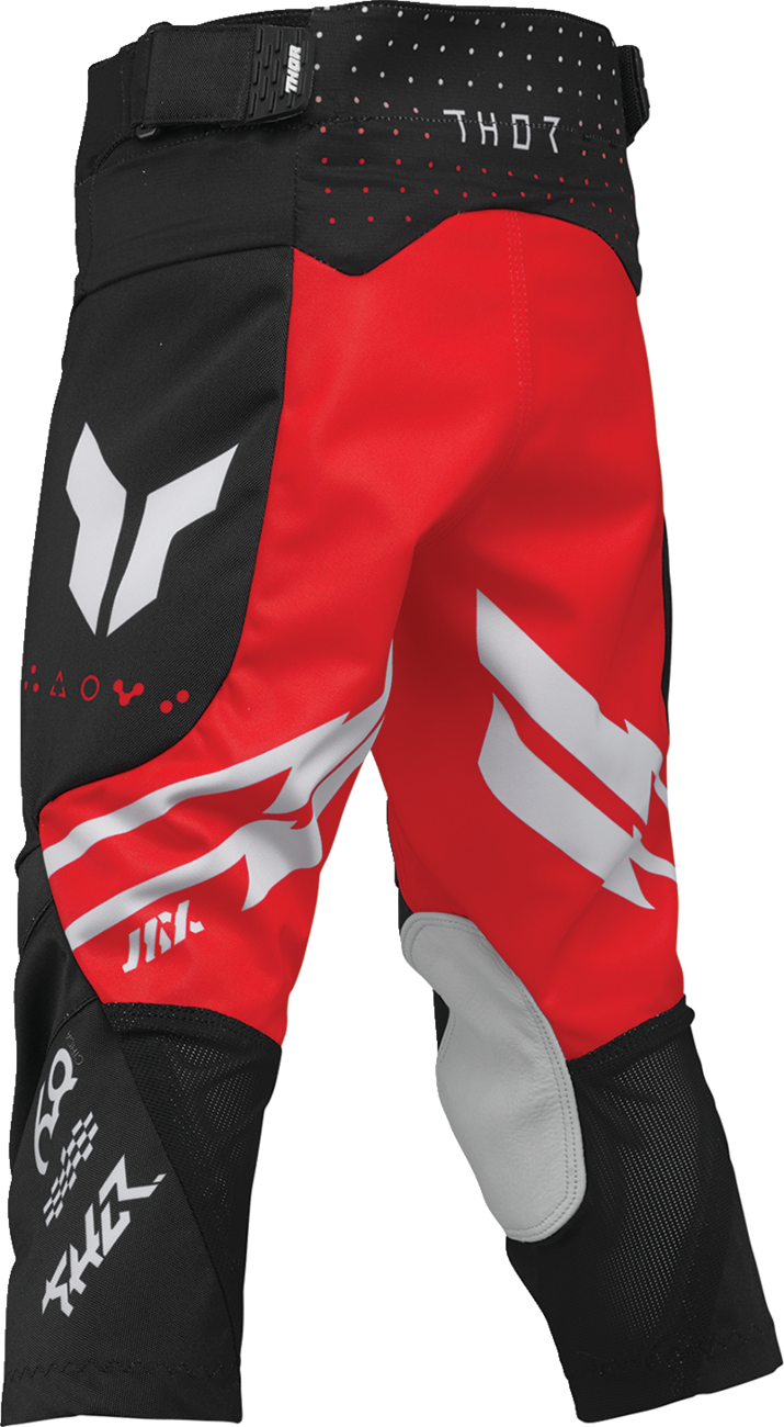 Thor 2026 Youth Launchmode Futura Black/Red Jersey Pant Combo