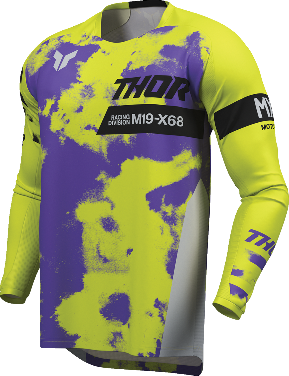 Thor 2026 Launchmode Bleach Gray/Acid Jersey Pant Combo