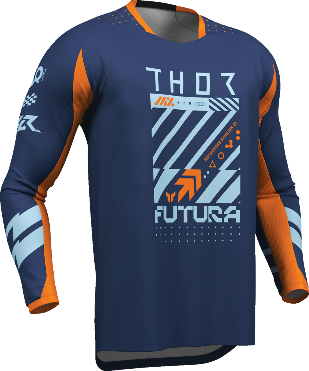 Thor 2026 Launchmode Futura Navy/Orange Jersey Pant Combo