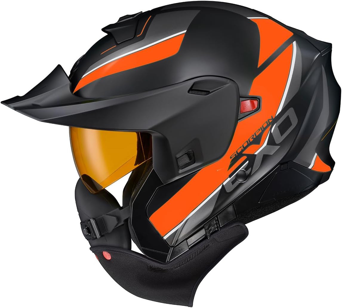 Scorpion EXO-GT930 Cold Weather Electric Snow Helmet Modulus Orange
