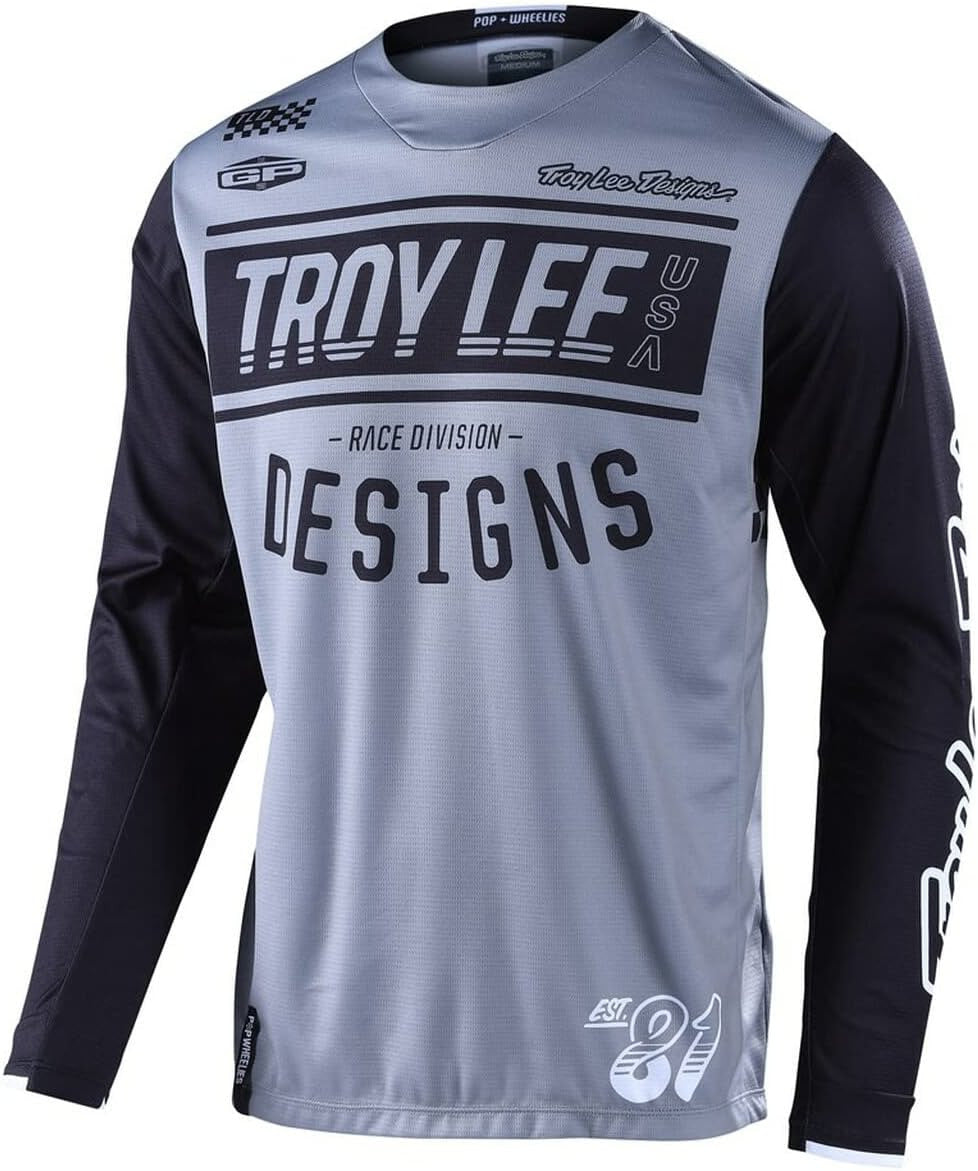 Troy Lee Designs 2023 GP Jersey Pant Combo Mono Gray