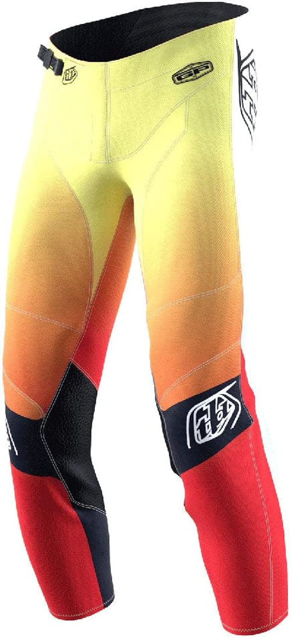 Troy Lee Designs 2023 Youth GP Jersey Pant Combo Arc Acid Yellow/Red