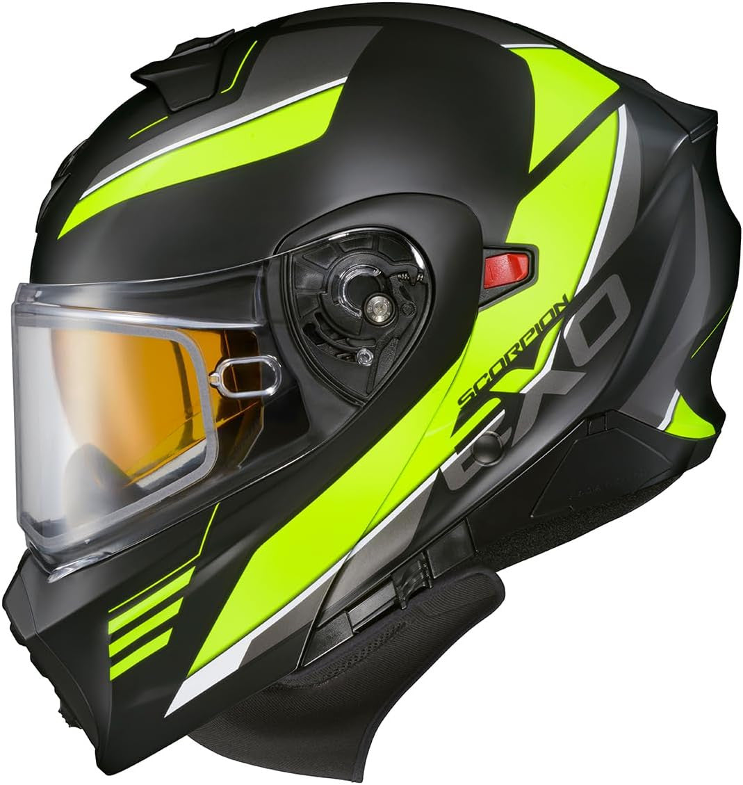 hi viz scorpion helmet EXO-GT930 Cold Weather Helmet Modulus (Electric) Hi-Vis / XL