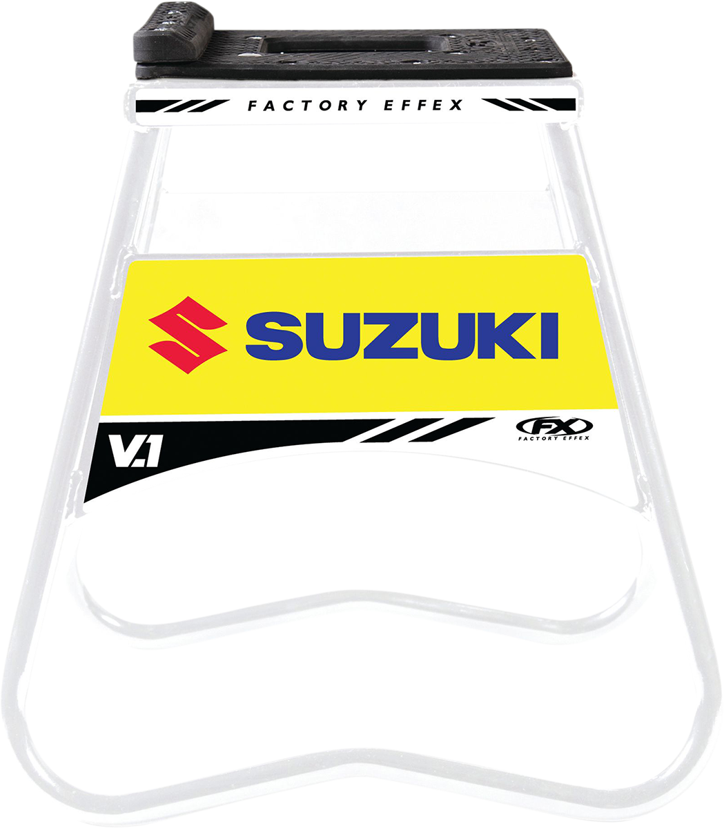 Factory Effex Bike Stand Suzuki White