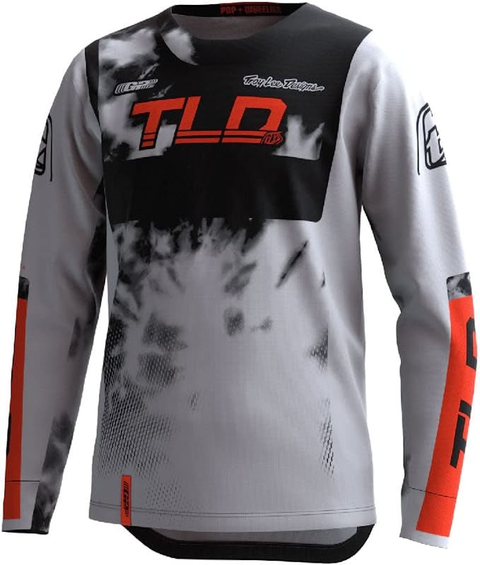 Troy Lee Designs 2023 GP Jersey Pant Combo Astro Light Gray/Orange