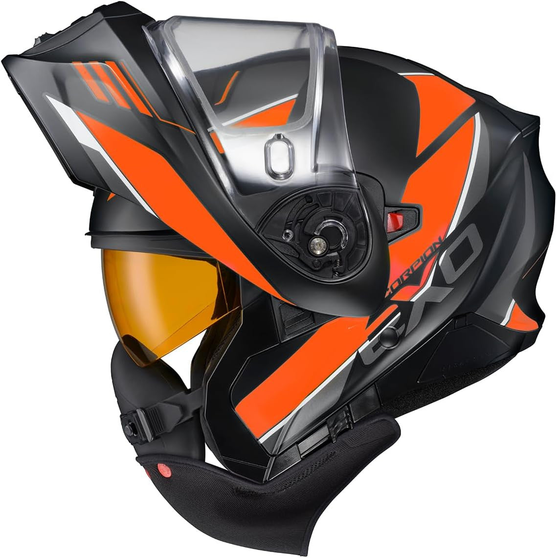 Scorpion EXO-GT930 Cold Weather Electric Snow Helmet Modulus Orange