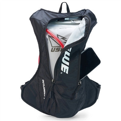 USWE Outlander 4 Hydration Pack with 3L bladder - Black