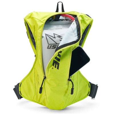 USWE Outlander 4 Hydration Pack with 3L bladder - Crazy Yellow
