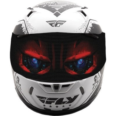 ONE Emblems Windscreen Decal - Red Monster Eyes