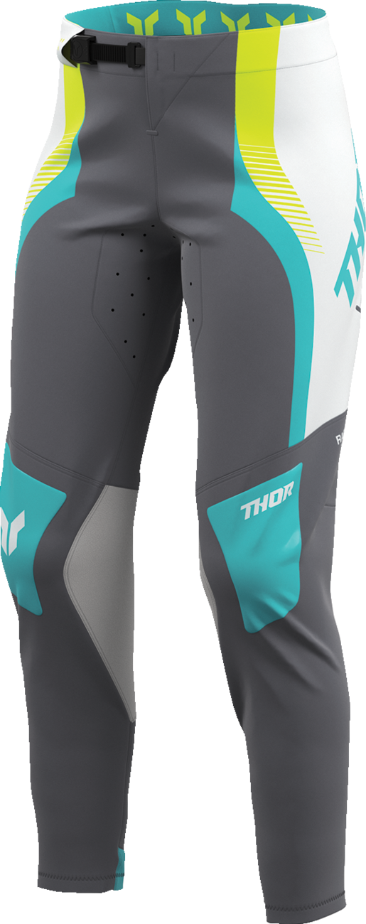 Thor 2026 Womens Sportmode Velocity Gray/Aqua Jersey Pant Combo