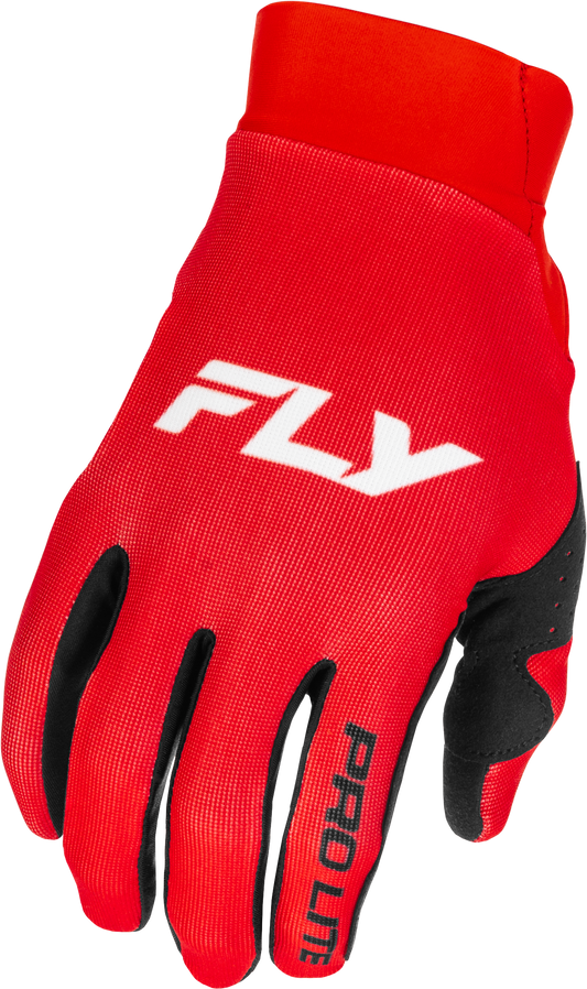 FLY Racing 2026 Youth Pro Lite Gloves Red/White