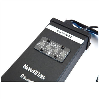 Navatlas BMA476BT IP66 Rated 300W 4-Channel Amplifier with Bluetooth Audio Streaming