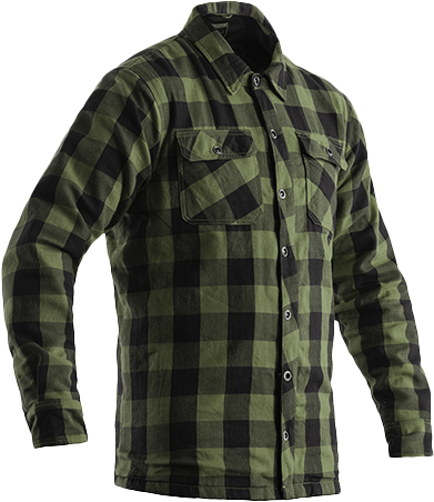 RST Kevlar Lumberjack CE Shirt Green Check