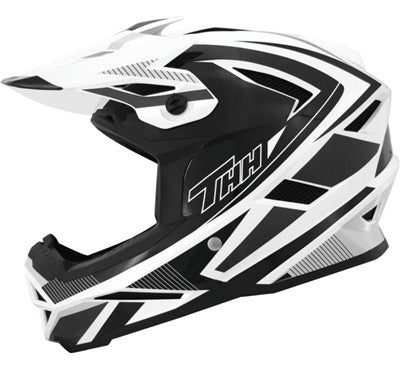THH T-42 Acceler Bike Helmet - Acceler Black/White