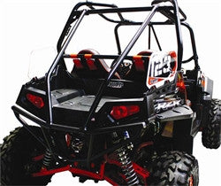 Dragonfire RZR RacePace BackBones Rear Support Bars (Fits All 2 Seat RZR Models) - Black