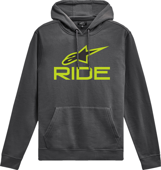 Alpinestars Ride V3 Pullover Hoodie Charcoal/Lime/Black