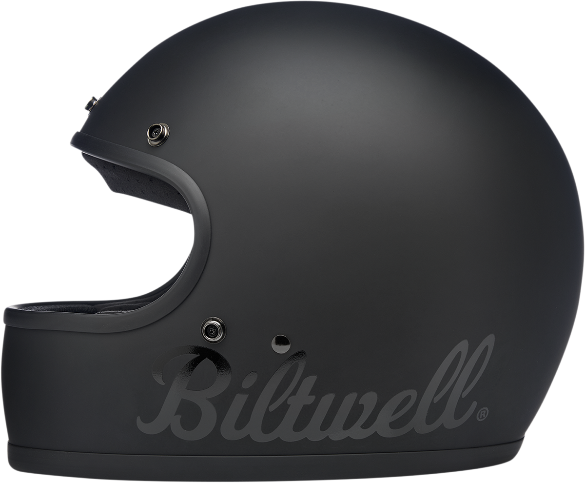 Biltwell Gringo Full Face Helmet Flat Black Factory
