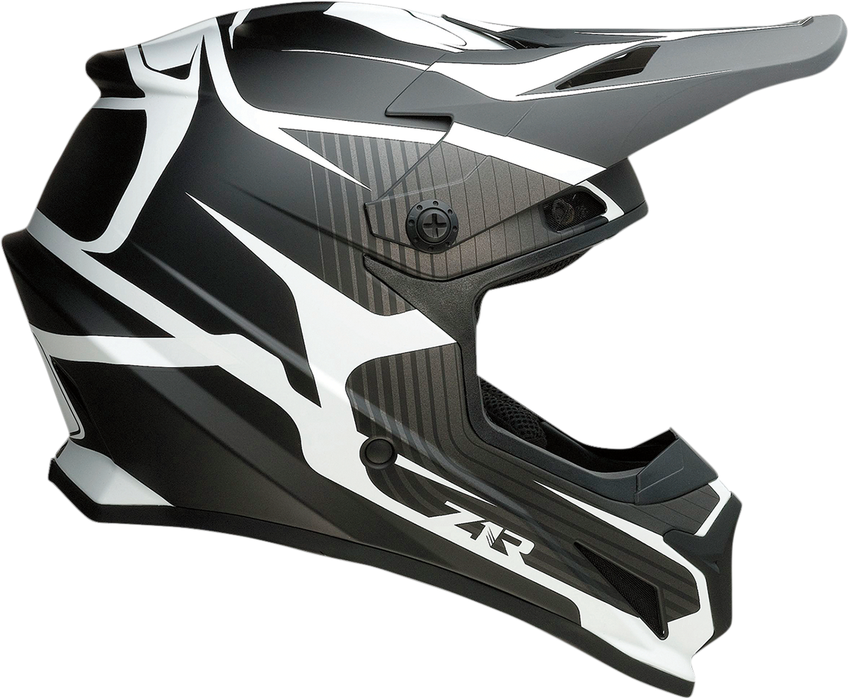 Z1R Rise Flame Offroad Helmet Black