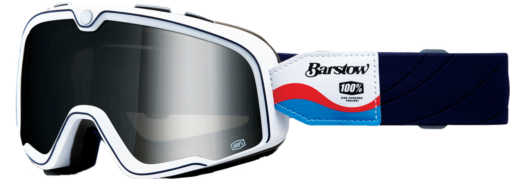 100% - 50000-00014 - BARSTOW GOGGLE LUCIEN MIRROR SILVER LENS