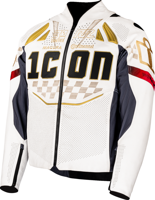 ICON Contra 3 Rizz Rizz Jacket White