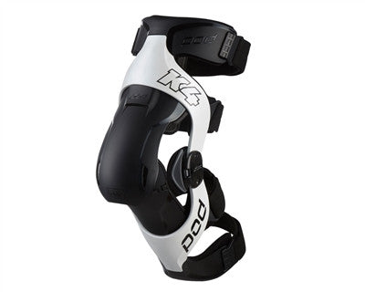 PODMX K4 2.0 Knee Braces - White/Black - Right
