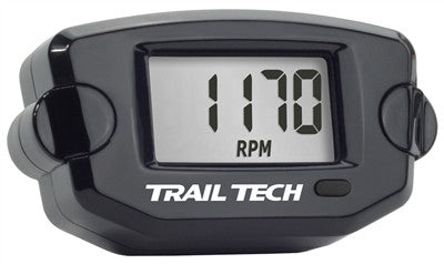 Trail Tech TTO Tach Hour Meter - Black