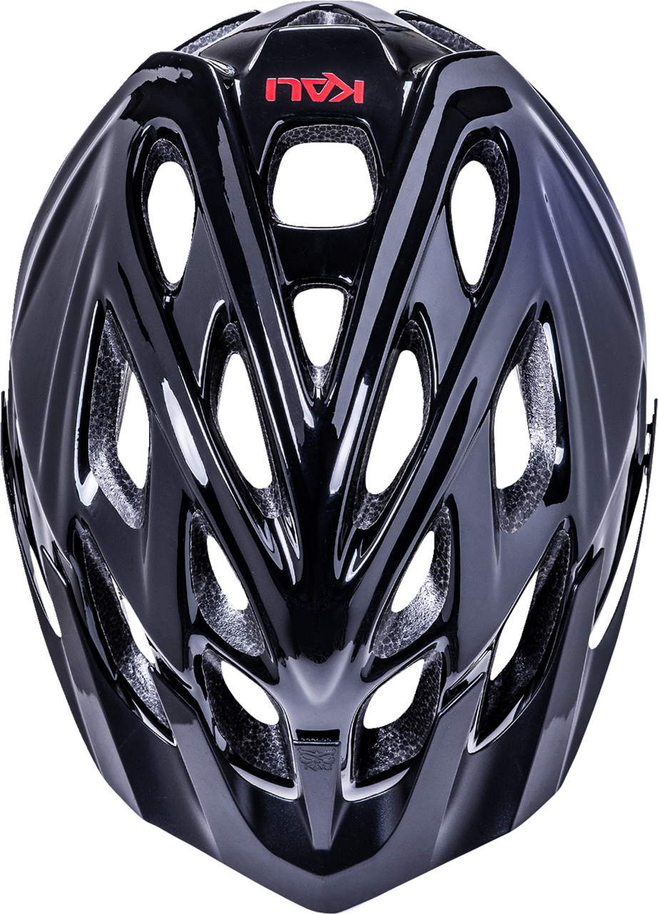 Kali Youth Chakra Solid Bicycle Helmet Gloss Black